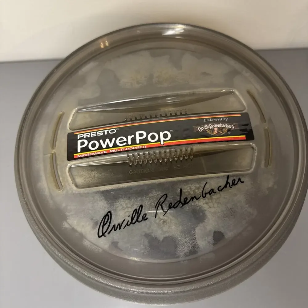 Presto PowerPop Microwave Multi-Popper Popcorn Maker Orville Redenbacher